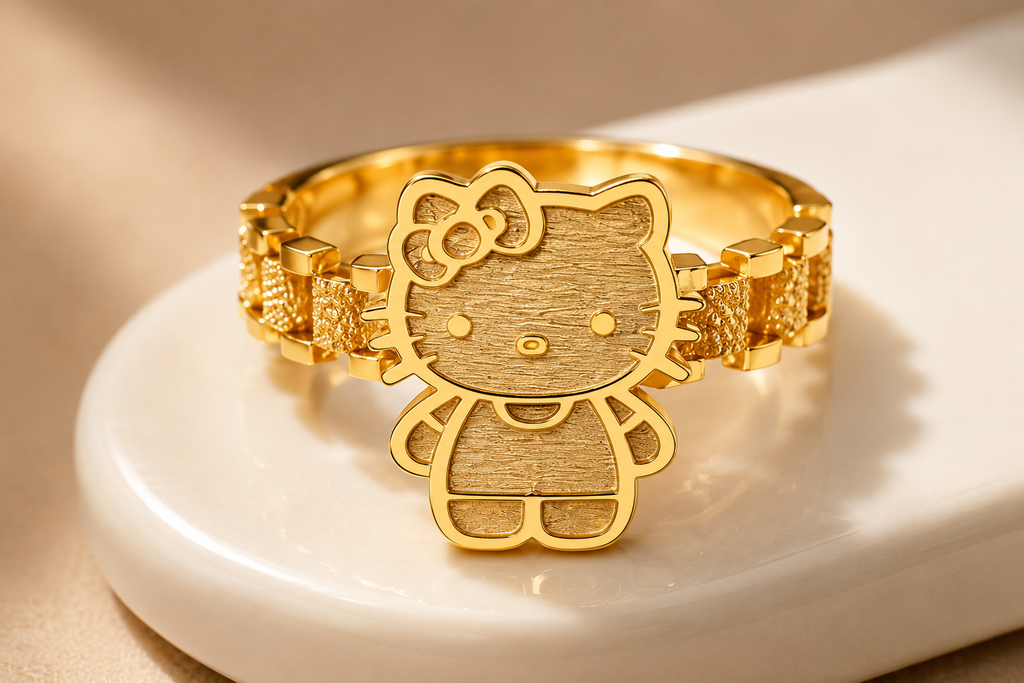 Hello Kitty Rope Ring