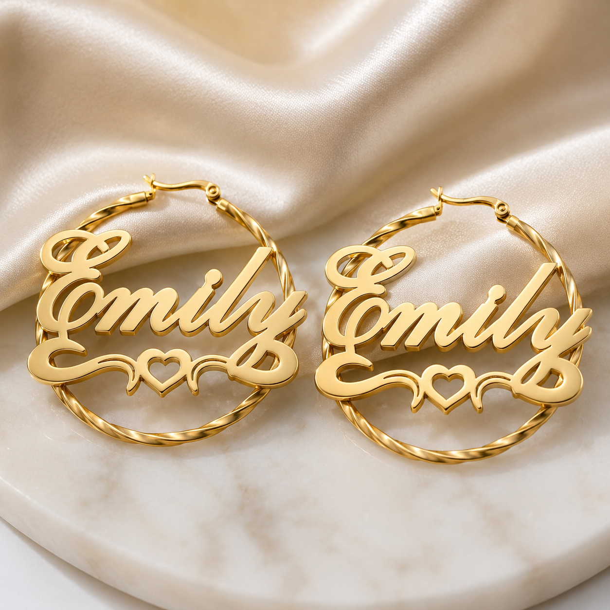 Customized Name Hoops
